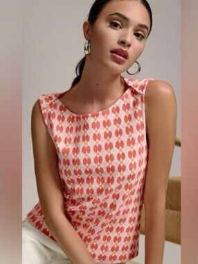 New Maeve Mina Top Orange Pink
